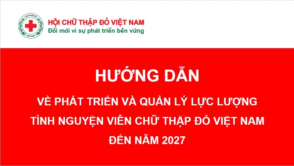 Tình nguyện viên Chữ thập đỏ Việt Nam