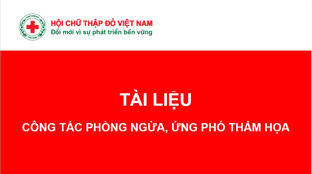 Phòng ngừa, ứng phó thảm họa